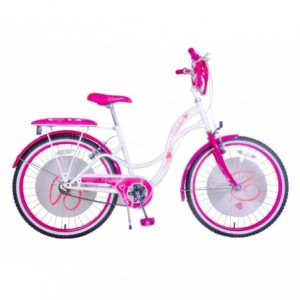 vélo pour fille 14" VALENTINA avec cadre en acier âge de  de 3 à 6 ans