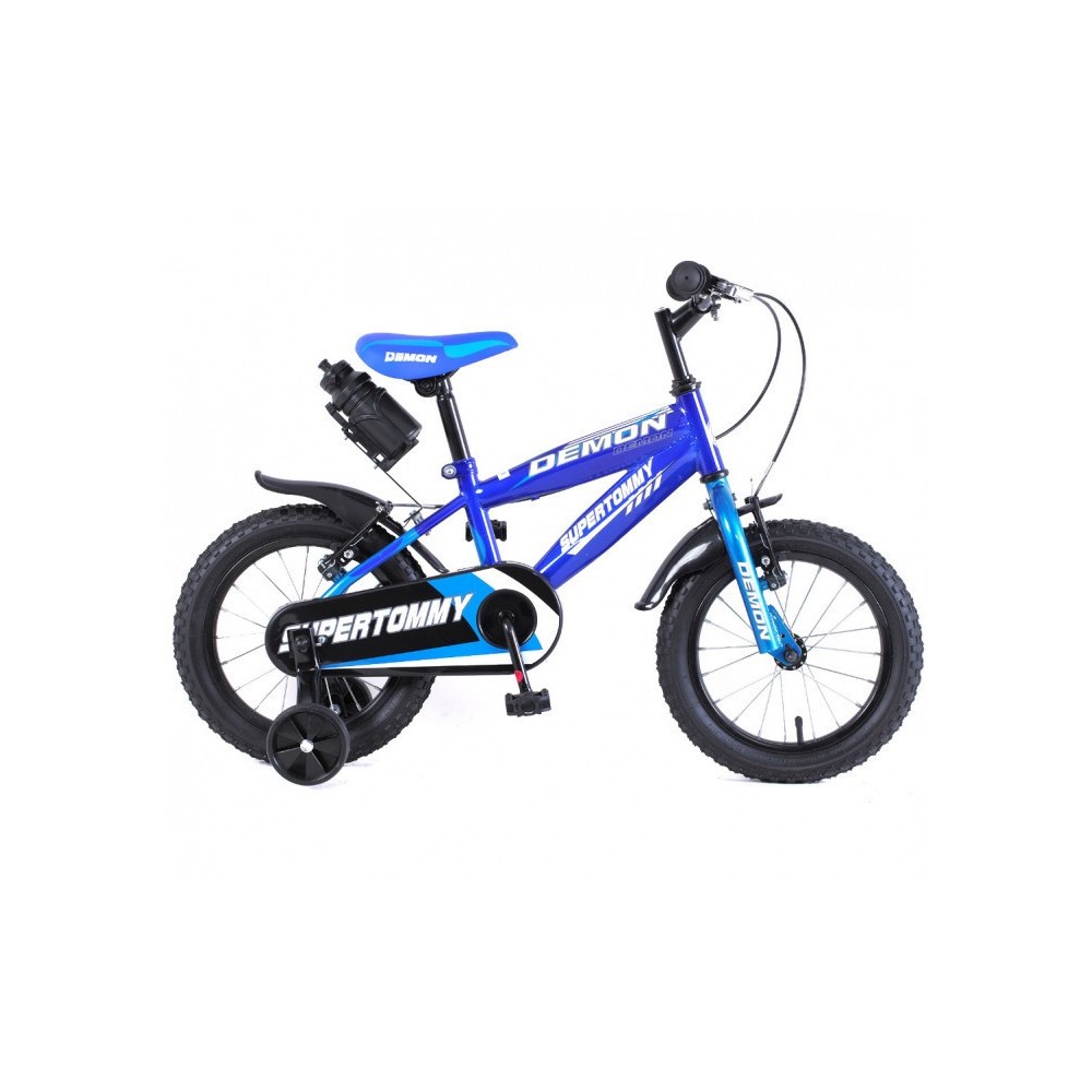  Vélo enfant DEMON baby taille 14"   3-6 ans avec gourde