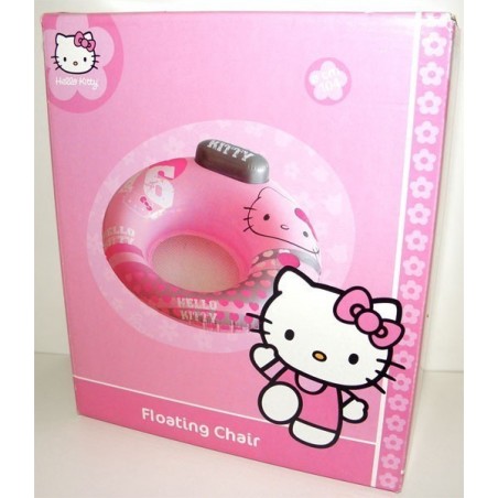 Piscine gonflable rose CHARMMY KITTY/ Piscine 3 anneaux/ Diam 150cm LINEA MONDO