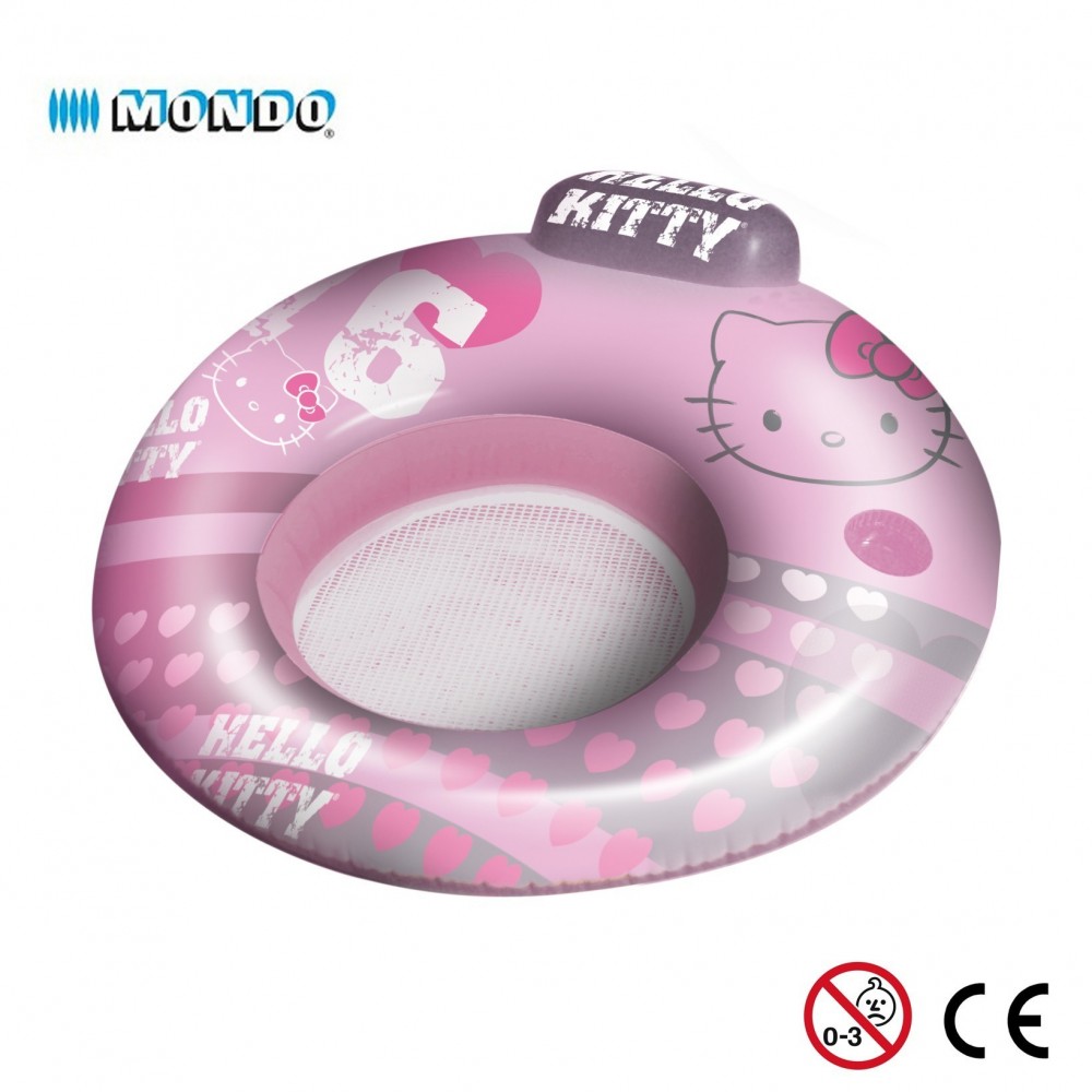 Piscine gonflable rose CHARMMY KITTY/ Piscine 3 anneaux/ Diam 150cm LINEA MONDO