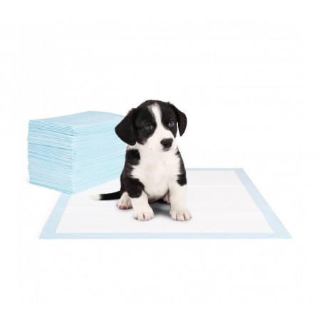 000197 Pack de 50 tapis éducateur propreté pour chien 60x40cm NOBLEZA PUPPY PADS 000197 Pack de 50 tapis éducateur propreté pour chien 60x40cm NOBLEZA PUPPY PADS