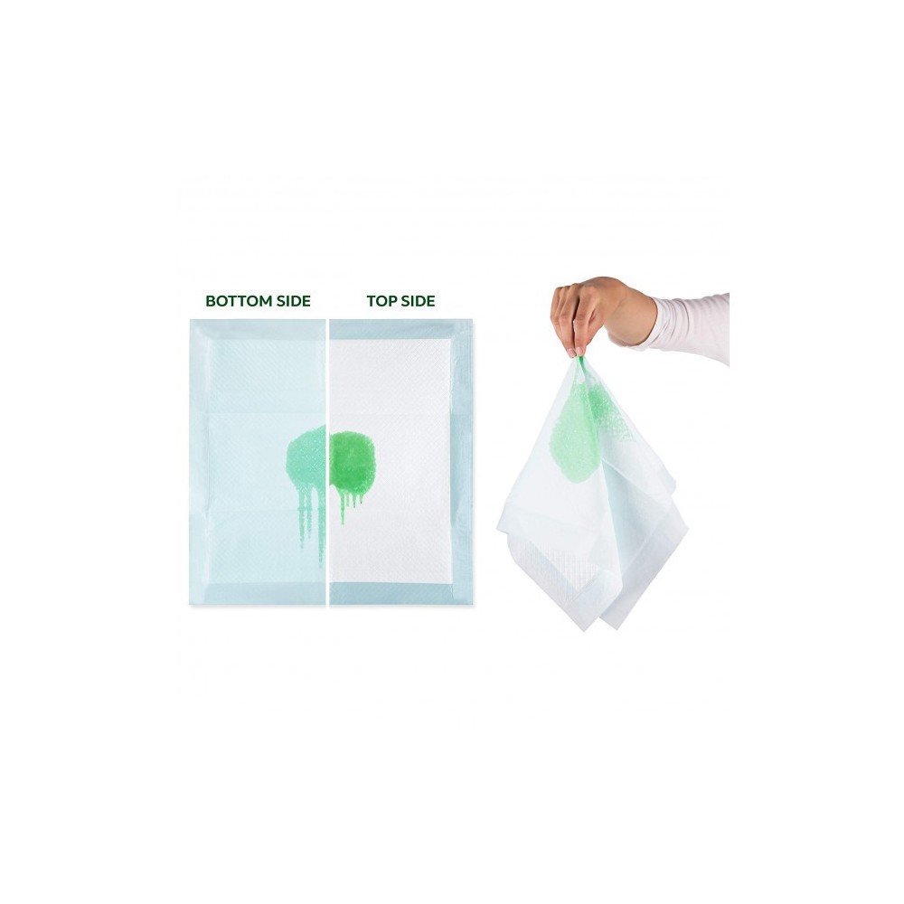 000197 Pack de 50 tapis éducateur propreté pour chien 60x40cm NOBLEZA PUPPY PADS