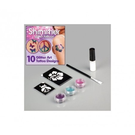 Glitter Shimmer tatouage  temporaire scintillant paillettes tatouage temporaire
