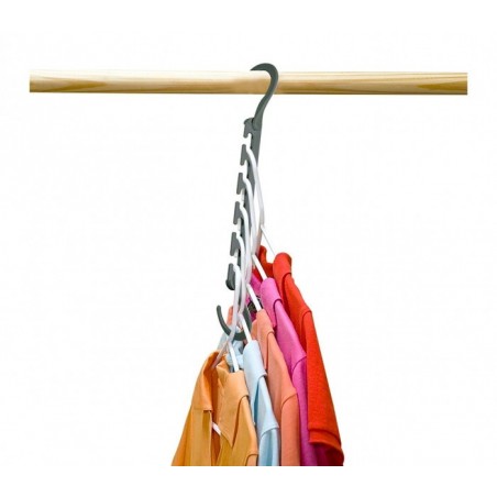  850826 Pack de 10 cintres organisateur Magic Hanger pour économie d'espace
