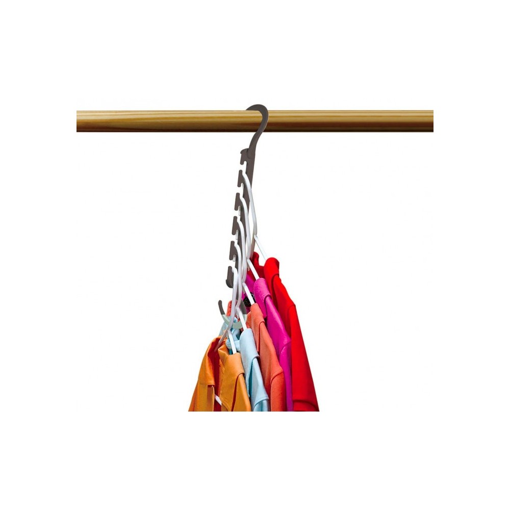  850826 Pack de 10 cintres organisateur Magic Hanger pour économie d'espace