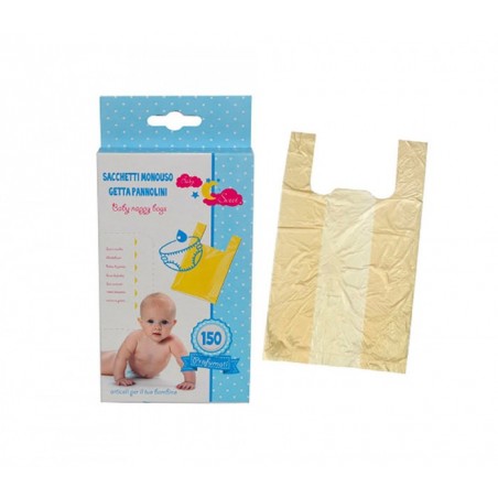 66479 Paquet de 150 sacs parfumés BABY SWEET pour couches jetables