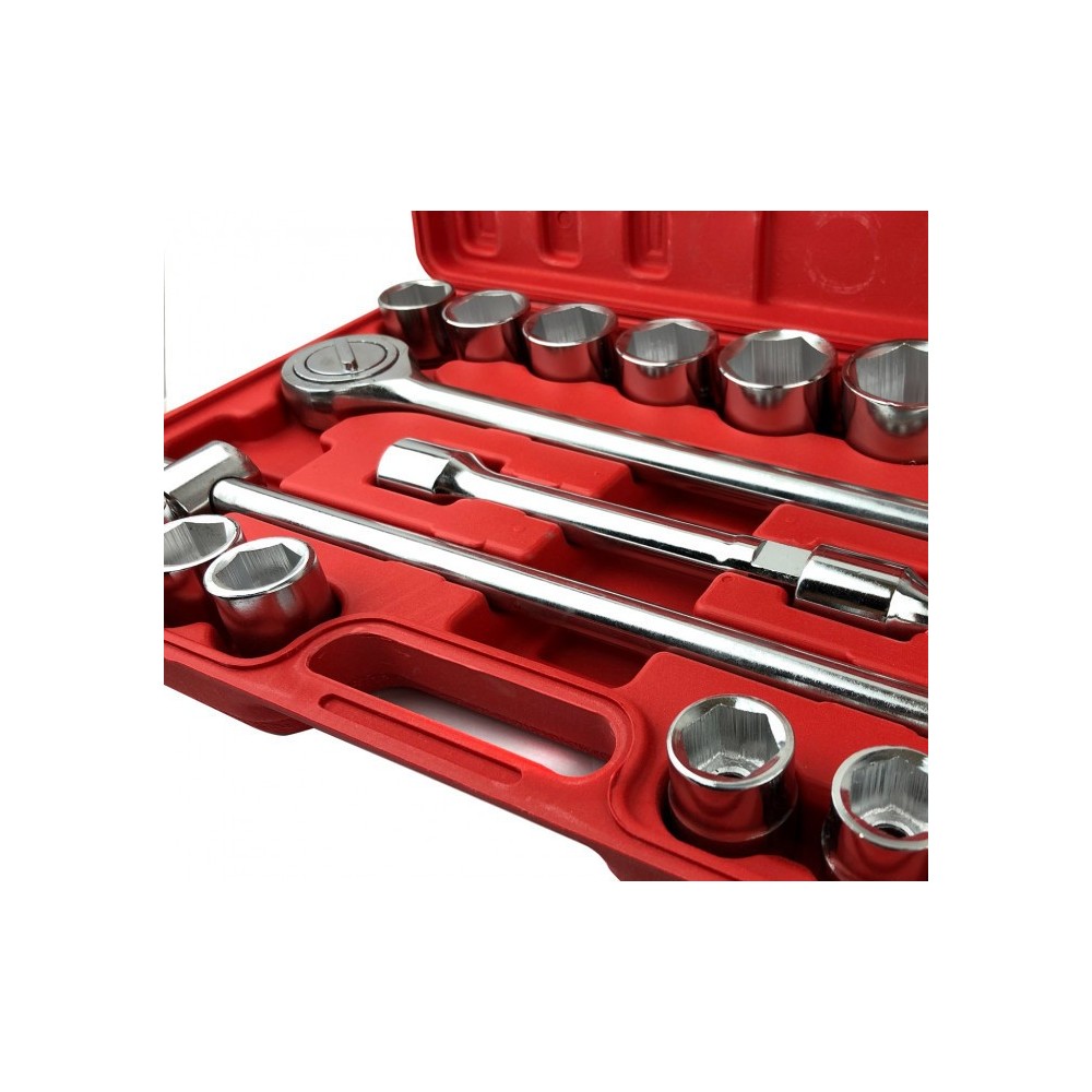 21 unités de clés à rochet 3/4 '' en acier