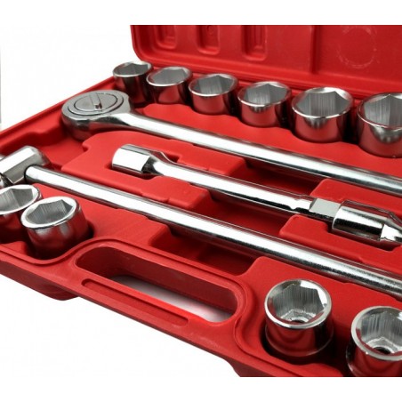 21 unités de clés à rochet 3/4 '' en acier