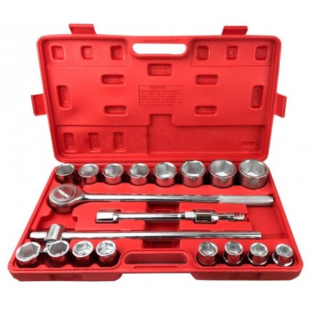 21 unités de clés à rochet 3/4 '' en acier