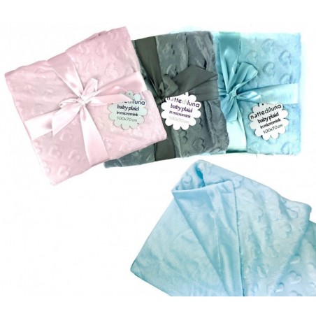 832189 Couverture bébé Nottediluna Baby très chaude avec des coeurs en velour 832189 Couverture bébé Nottediluna Baby très chaude avec des coeurs en velour