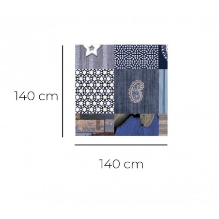  Dc-home andalousie 385-7142 nappe en pvc haute qualité 140x140 cm