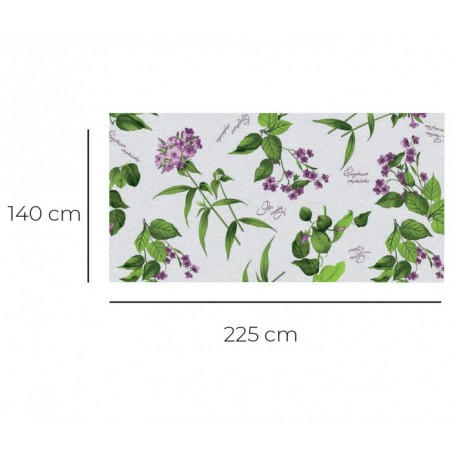 D-c-home  Erbario 385-7144  nappe en pvc haute qualité 140x180 cm  D-c-home  Erbario 385-7144  nappe en pvc haute qualité 140x180 cm