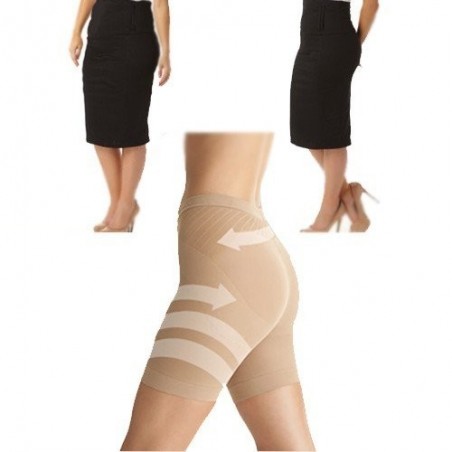 Pantalon / short minceur - pantalon réducteur couleur peau - 3 tailles