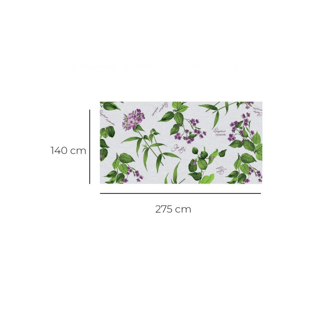  D-c-home  Erbario 385-7144  nappe en pvc haute qualité 140x225 cm