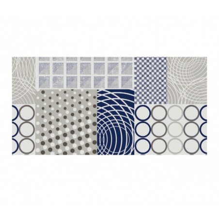  D-c-home  Girasoles Blanco 385-7160 nappe en pvc haute qualité 140x140 cm