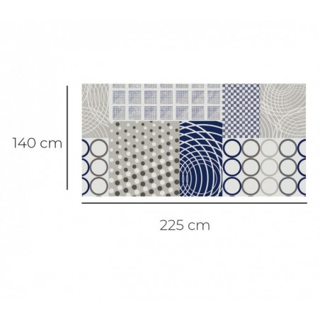  D-c-home Figures plates 385-7176 nappe en pvc haute qualité 140x180 cm