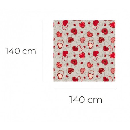  D-c-home Figures plates 385-7176 nappe en pvc haute qualité 140x275 cm