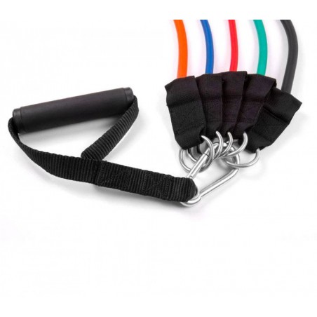 Ensemble de bandes élastiques et tendeurs pour entrainement et réhabilitation