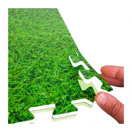  443668 Tapis puzzle EVA 4 pièces modulaires ERBETTA 60 x 60 x1cm