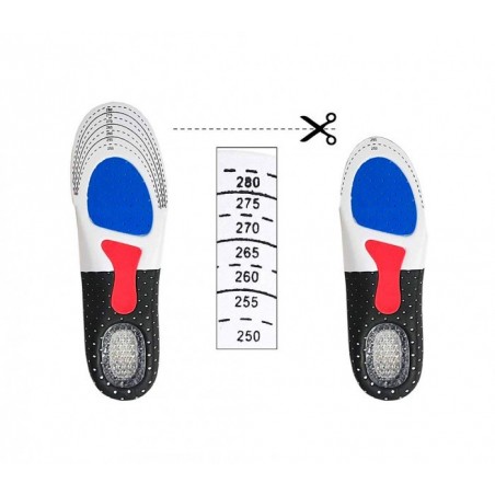 Semelles de sport réduit la fatigue des pieds, anti-choc T. 41 à 46
