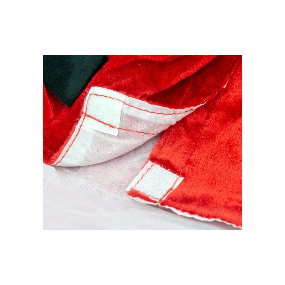 6072  Costume de Noël avec fermeture velcro, scratch pour petits chiens