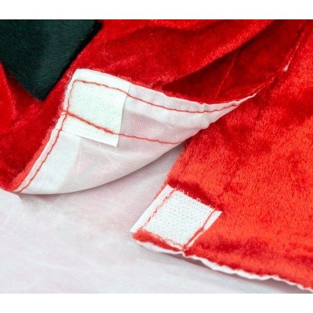 6072  Costume de Noël avec fermeture velcro, scratch pour petits chiens