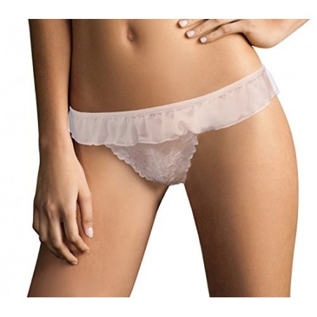 Lot de 12 tangas / strings sexy dentelle et volant - taille unique