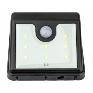 Lampe à énergie solaire 8 LED   SUPER BRIGHT capteur de mouvement et crépuscule 2