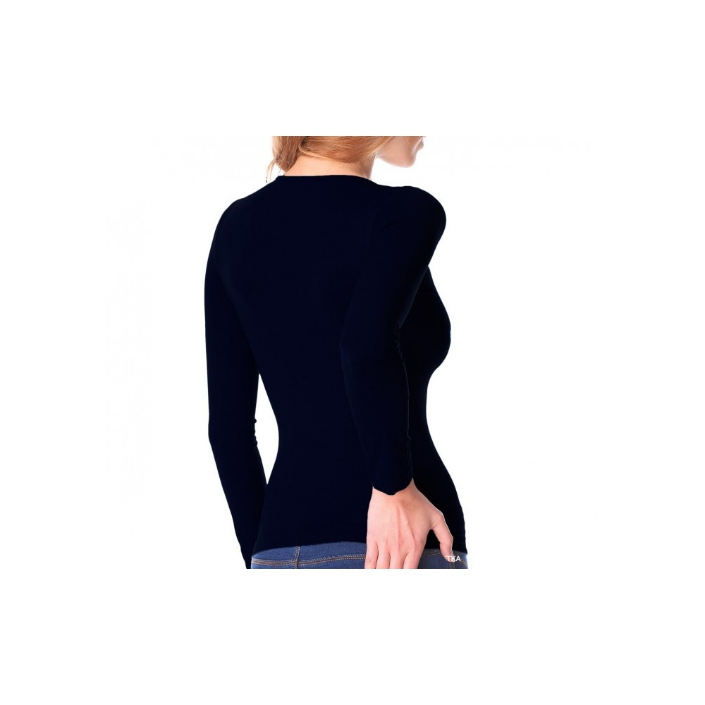 VKA25 Pack 5 t-shirts à manches longues thermiques, intérieur polaire  mod.ANAIS