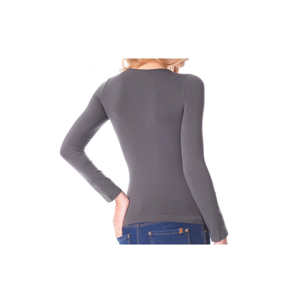 VKA25 Pack 5 t-shirts à manches longues thermiques, intérieur polaire  mod.ANAIS