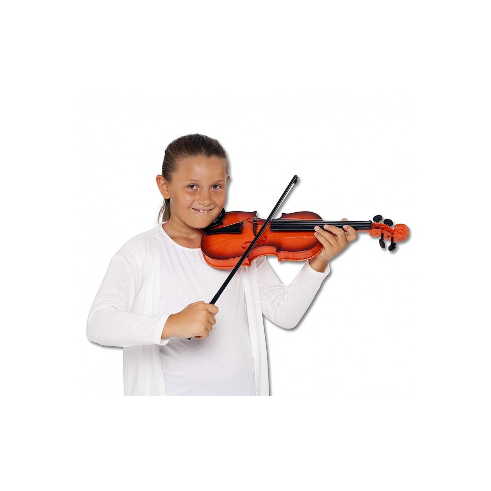 BONTEMPI 205401 guitare rock avec bandoulière hawaïenne, 6 cordes en nylon