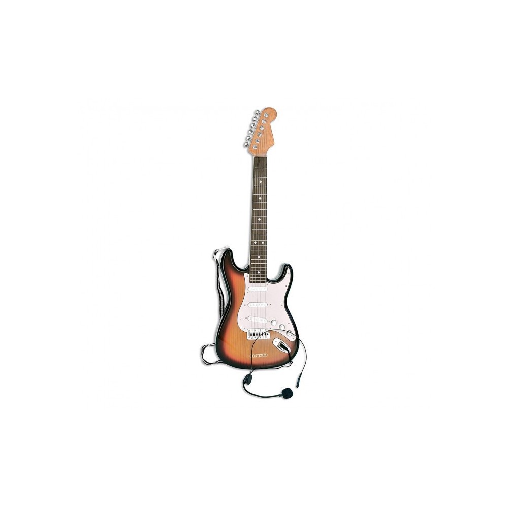  BONTEMPI 207015 Guitare classique pour enfants, cordes en nylon et plectre