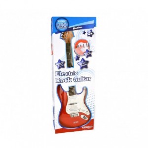 BONTEMPI 241310 Guitare électrique RockGuitar 6 cordes en métal Casque micro MP3 2