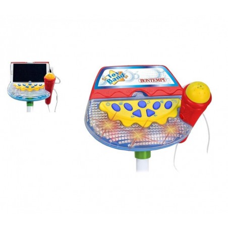 BONTEMPI 403171 Station musicale avec deux micros pour chanter à 2  BONTEMPI 403171 Station musicale avec deux micros pour chanter à 2