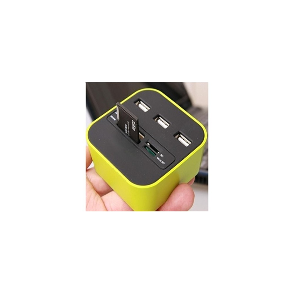 Lecteur / Adaptateur de carte 3 ports USB 2.0...