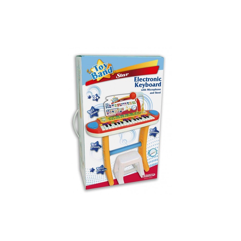 BONTEMPI 123765 Clavier de table 37 touches avec fonctions son et rythme