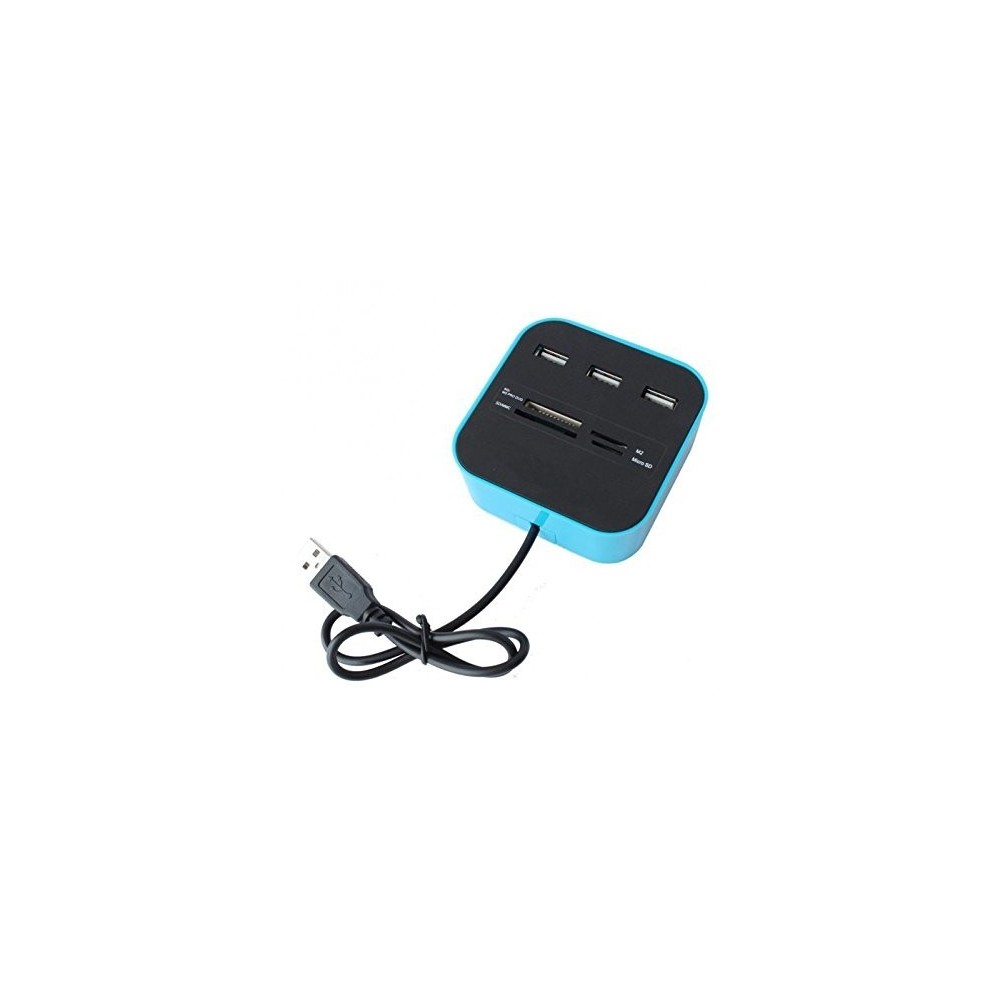 Lecteur / Adaptateur de carte 3 ports USB 2.0...