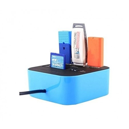 Lecteur / Adaptateur de carte 3 ports USB 2.0 SD TF-M2-MS-CARD