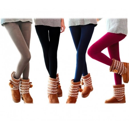 Ensemble de 5 leggings thermiques GAIA pour femmes avec intérieur polaire  Ensemble de 5 leggings thermiques GAIA pour femmes avec intérieur polaire