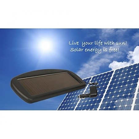 Panneau solaire pour charger la batterie de voiture 12V chargeur 1.5W 37x16x2cm