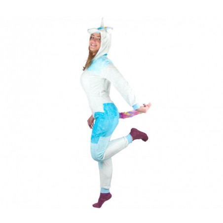 Pyjama polaire combi Cosplay Animal LICORNE Tailles de XS à XXL