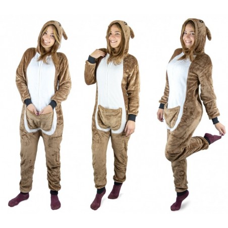 pyjama en polaire UNISEXE  cosplay Kangourou tailles XS a XXL