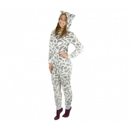 Pyjama polaire combi Cosplay Animal GIRAFE Tailles de XS à XXL