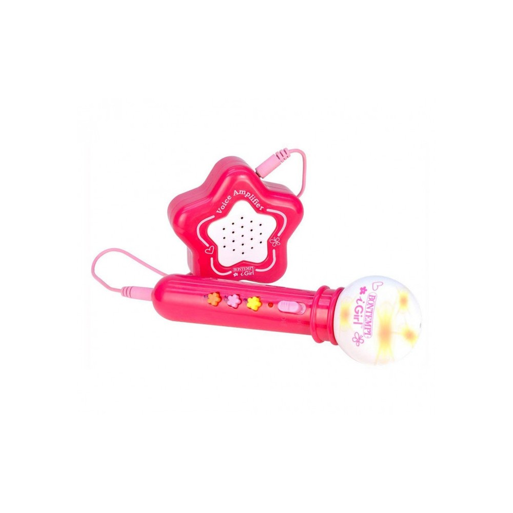 Bontempi 42417 Microphone karaoké iGirl avec...