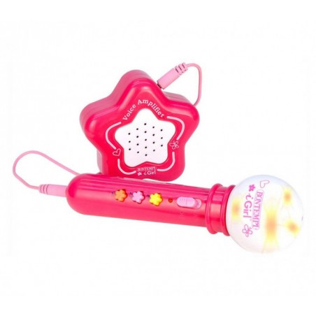 Bontempi 42417 Microphone karaoké iGirl avec amplificateur externe et sons