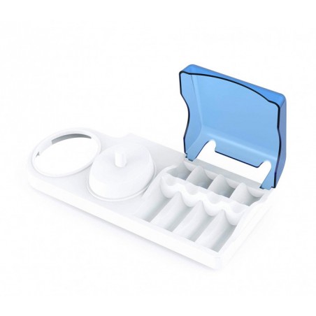 182962 Porte-brosse a dents électrique hygiénique avec couvercles pour les têtes