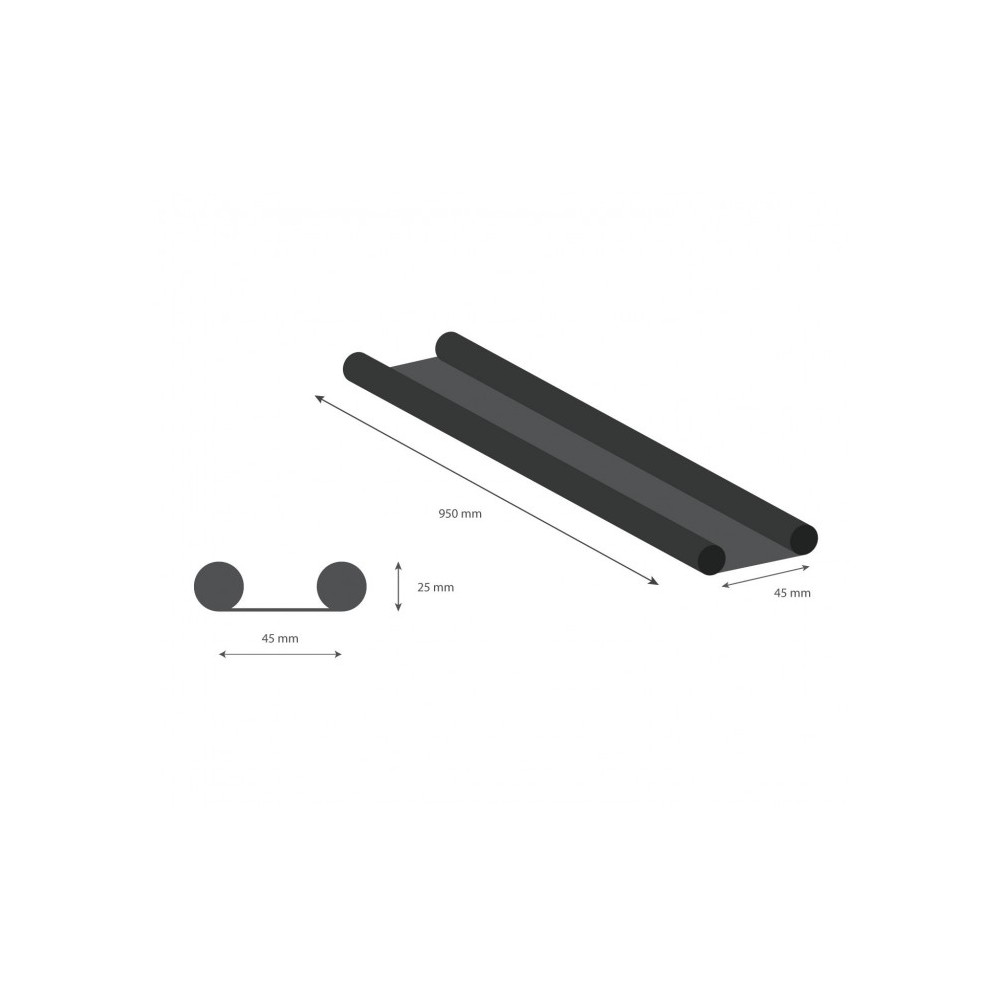 1470 Double Boudin de porte stop froid  pour...