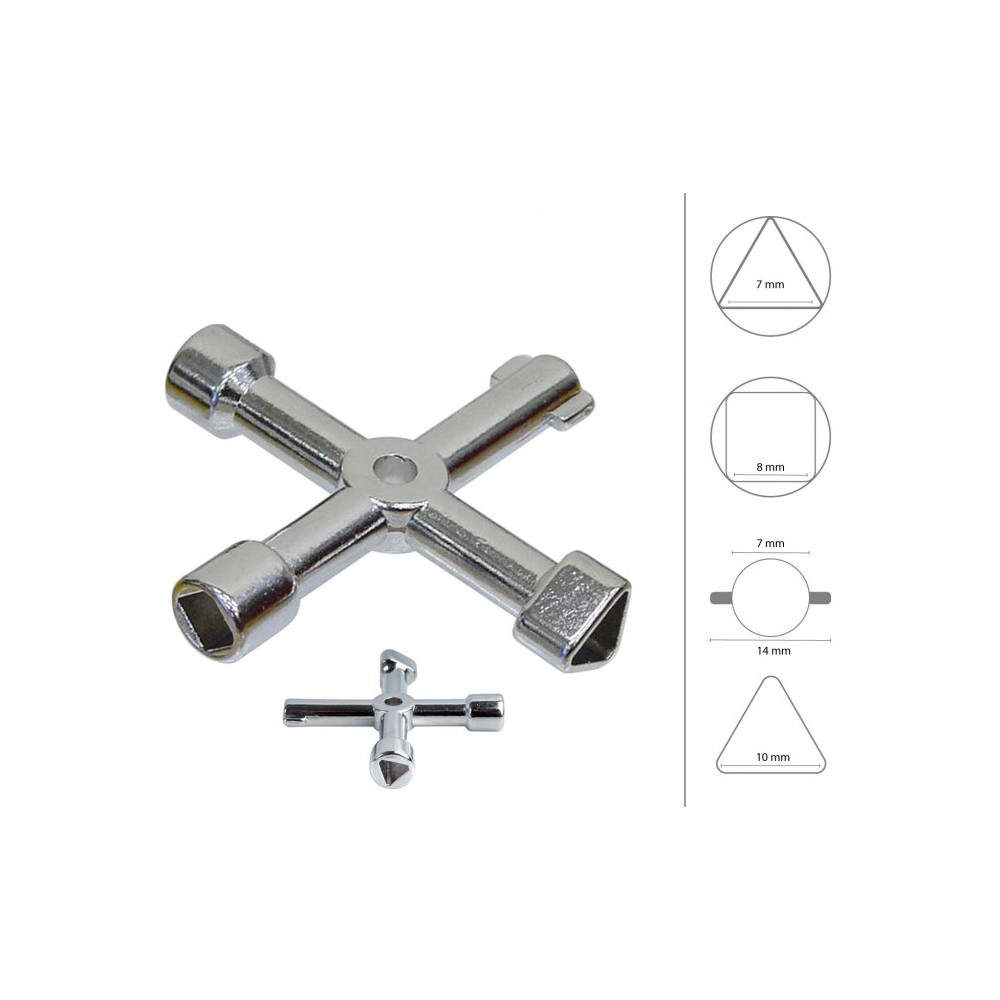 Geko 6200 91 Clé universelle 4 en 1 pour...