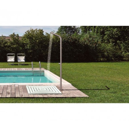 002014 Caillebotis douche en plastique trame antifongique antidérapante 60x60cm