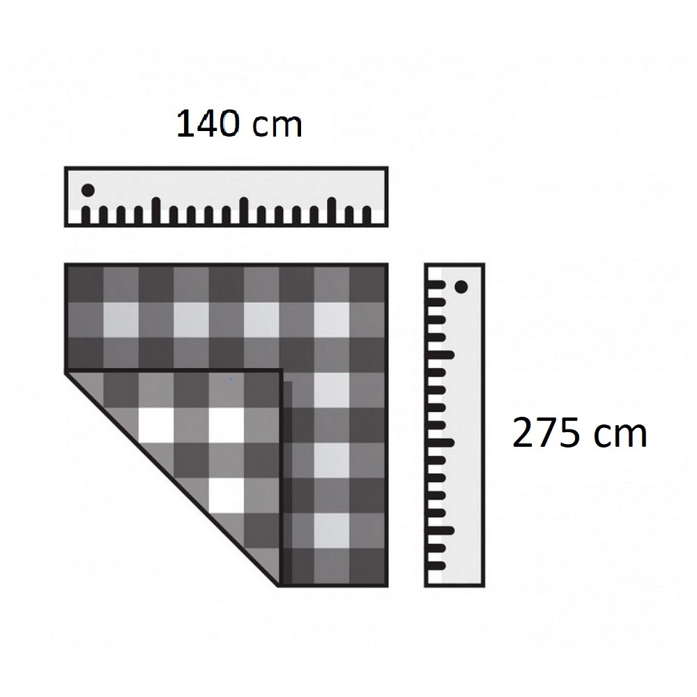 302996 Nappe rectangulaire toile cirée PVC...